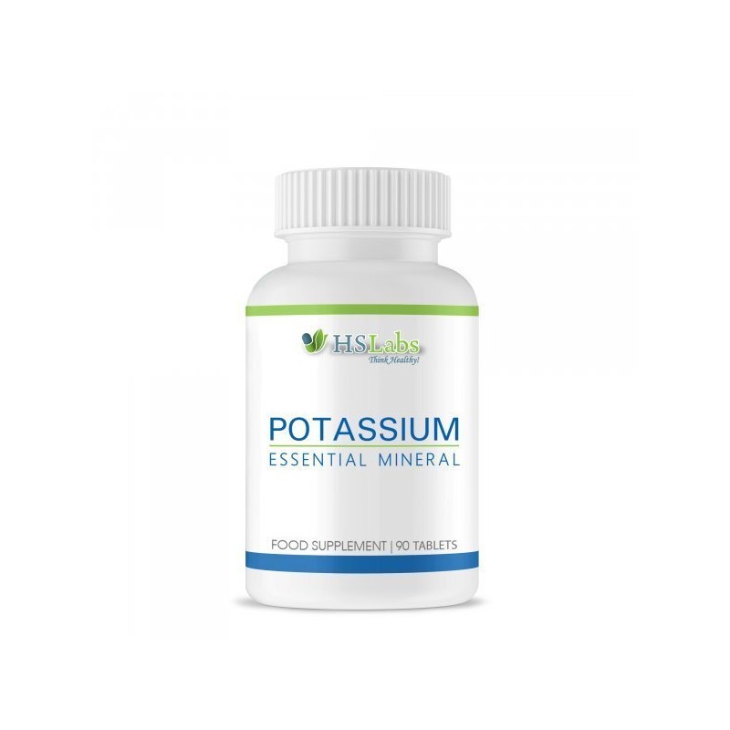 HS LABS Potassium 350mg - 90 Tablete Beneficiile citratului de potasiu: ajuta in reducerea AVC-ului, ajuta la cresterea densitat