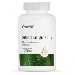 OstroVit Siberian Ginseng 120 Tablete Beneficii Ginseng: tonic sexual, ajuta disfunctia erectila, creste libidoul natural, crest