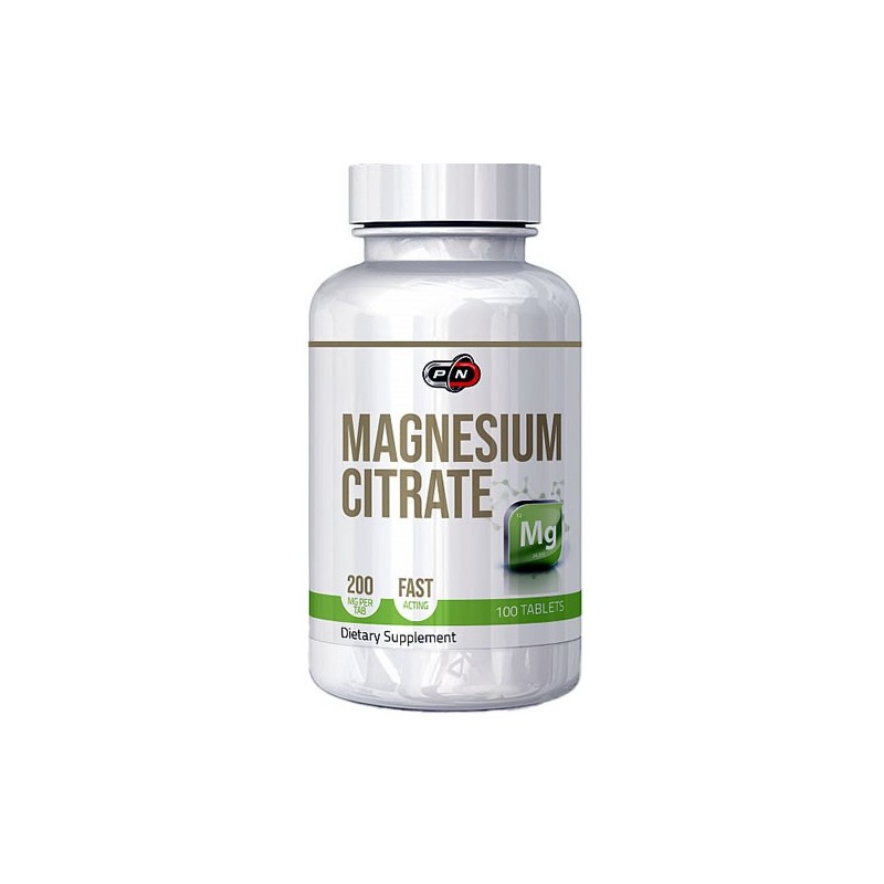 Pure Nutrition USA Magneziu Citrat 100 tablete 200mg Beneficii magneziu citrat: regleaza tensiunea arteriala, amelioreaza migren