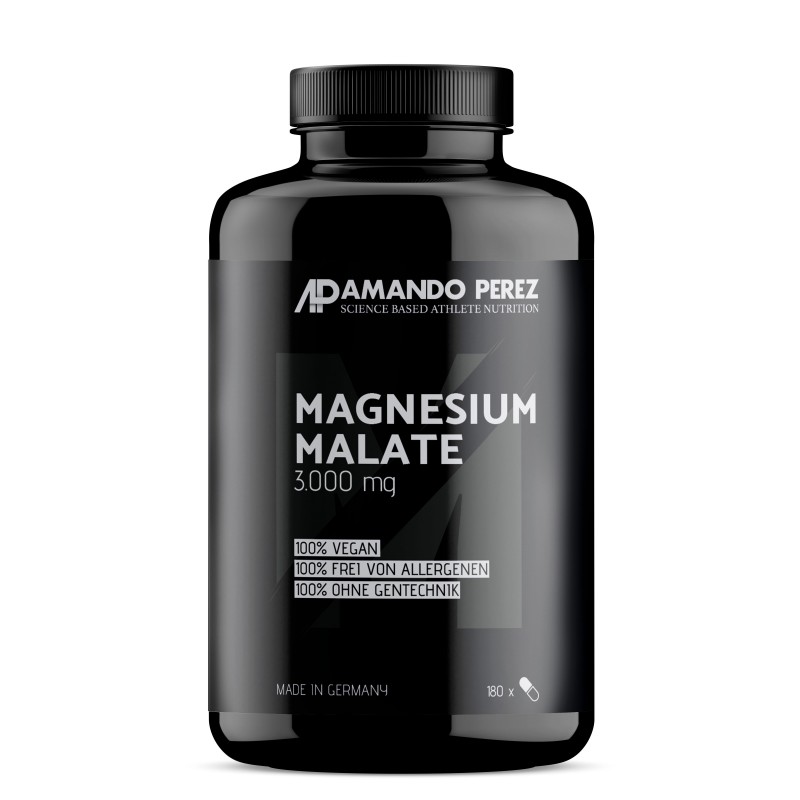 Malat de Magneziu - Magnesium Malate 3000 mg pe doza 180 Comprimate Vegan Malat de Magneziu beneficii: ofera 450 mg de magneziu 