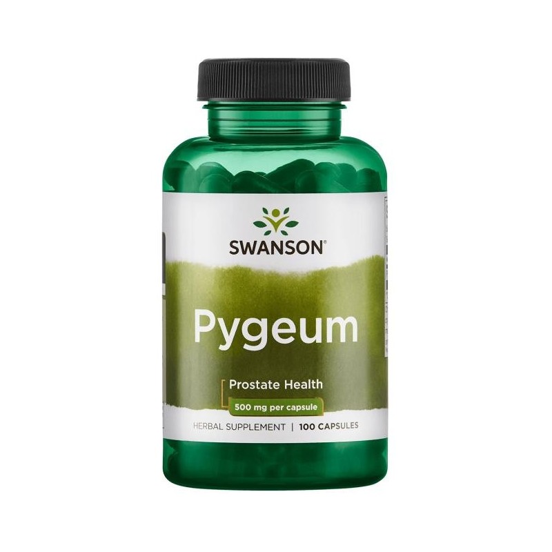 Swanson Pygeum 500 mg 100 Capsule Beneficii Pygeum: reducerea edemului prostatei, reduce colesterolul, ajută la reglarea sistemu