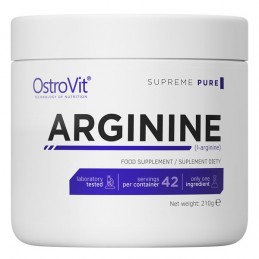 OstroVit Supreme Pure Arginine 210 grame Beneficii Arginina: creste nivelul de Oxid Nitric, creste vascularizarea si fluxul sang