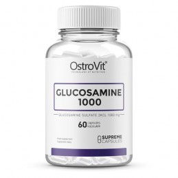 OstroVit Supreme Glucosamine 1000 mg 60 Capsule Beneficii Glucosamine: ameliorează simptomele osteoartritei, exercită o acțiune 