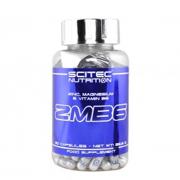 Scitec ZMB6, Zinc+Magneziu+Vit B6 60 Capsule Beneficii Magneziu, Zinc, Vitamina B6: creste tes-tosteronul, cresterea masei muscu