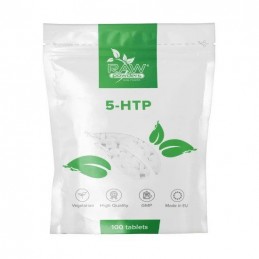 5-HTP 5-Hidroxitriptofan 200mg 100 Tablete (5-Hydroxytryptophan) 5-HTP 5-Hidroxitriptofan Beneficii: in caz de stres si depresie