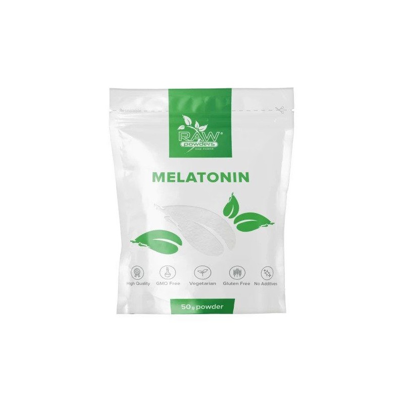 Melatonina pudra 50 grame - pentru somn linistit (Melatonin pulbere) Melatonina pudra Beneficii: Promovează modele de somn sanat