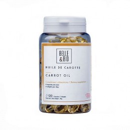 Belle&Bio Huile de Carotte, ulei de morcov, (autobronzant natural) 120 capsule Beneficii Belle&amp;Bio ulei de morcovi: 100% ule