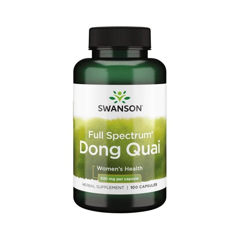 Swanson Dong Quai, 530mg - 100 Capsule Beneficii Dong Quai: mentine echilibrul hormonal, actioneaza ca un afrodiziac, reduce pro