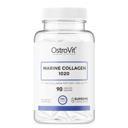 Marine Collagen 1020 mg 90 Capsule, OstroVit Marine Collagen beneficii: OstroVit Marine Collagen este un supliment alimentar ce 