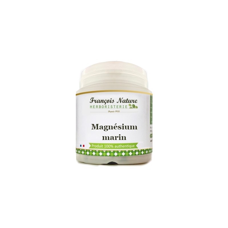 Francois Nature, Magneziu marin 120 capsule Beneficii Magneziu marin: mentine metabolismul energetic, sprijina relaxarea, reduce